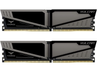 RAM Памет Team Group T-Force Vulcan 16GB (2 x 8GB) 3000 MHz DDR4, Сив, TLGD416G3000HC16CDC01