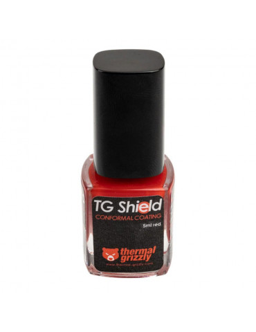 Защитен лак Thermal Grizzly Shield, 5ml, червен - TG-ASH-050-RT