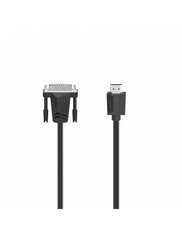 Кабел  DVI-I Dual Link мъжко- HDMI мъжко, Ultra-HD, 4K, 1.5м, черен