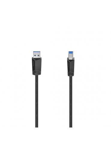 Кабел HAMA USB 3.0 -A мъжко -B мъжко, 1.5 м, 1 звезда