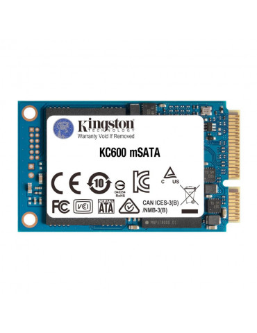 SSD диск Kingston 512GB KC600, mSATA - SKC600MS/512G