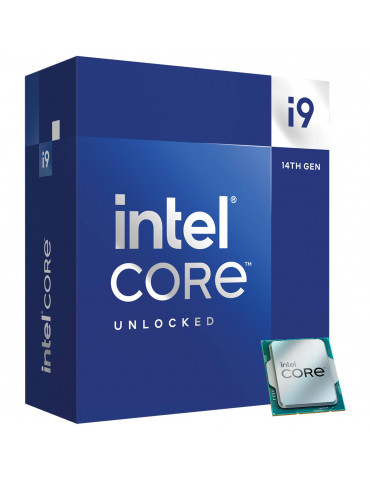 Процесор Intel Raptor Lake i9-14900KF 24 Cores 3.2 GHz, Up to 6.0 GHz, 36MB, 125W, LGA1700, BOX, No Graphics - BX8071514900KF