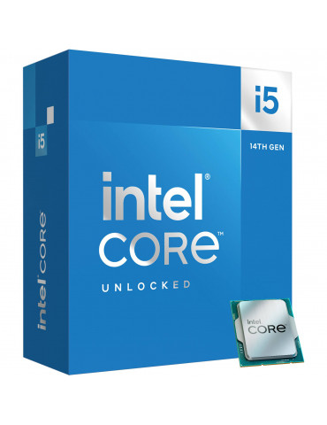Процесор Intel Raptor Lake i5-14600KF 14 Cores 3.5 GHz, Up to 5.3GHz, 24MB, 125W, LGA1700, BOX, No Graphics - BX8071514600KF