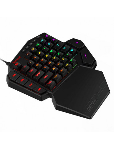 Механична геймърска клавиатура за една ръка Redragon Diti K585RGB RGB