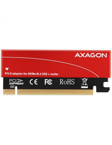 Адаптер AXAGON PCEM2-S M2 NVMe SSD към PCI Express 3.0 16x