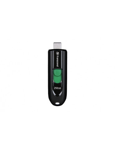 Флаш памет Transcend 256GB USB3.2, Type-C, Capless, сив - TS256GJF790C