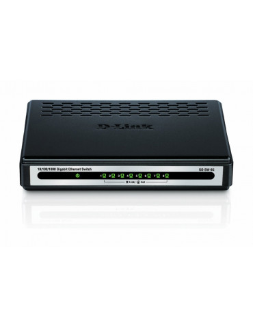 Суич D-Link 8-Port Gigabit - GO-SW-8G