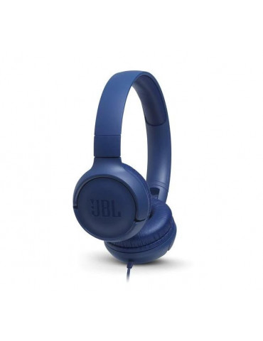 Слушалки on-ear JBL T500, Син