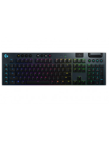 Безжична механична геймърска клавиатура Logitech, GL Tactile Low Profile, Carbon - 920-008910