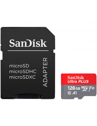 Карта памет Sandisk 128GB microSDHC Card with Adapter