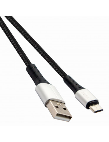 Кабел VCom USB 2.0 AM / Micro USB M 2A Charging, 1m - CU278M