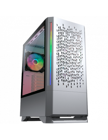 Кутия за компютър Cougar MX430 Air RGB, White, Mid Tower, 3x ARGB - CG3851C600002