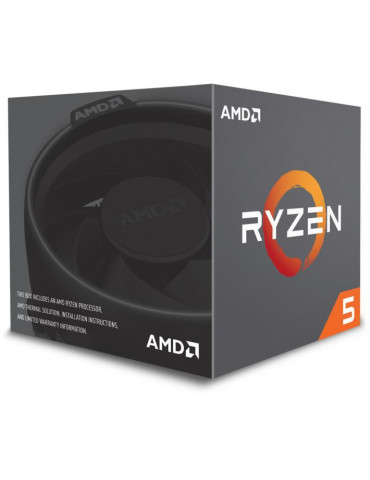 Процесор AMD Ryzen 5 1600 3.4GHz с Wraith Stealth охлаждане, YD1600BBAFBOX