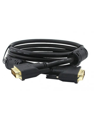 Кабел VCom DVI 24 1 Dual Link M / M  2 Ferrite, CG441GD-1.8m