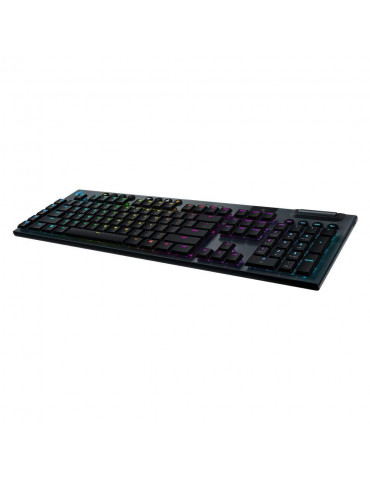 Безжична механична геймърска клавиатура Logitech G915 Lightsync RGB, Tactile суичове