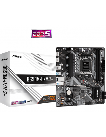 Дънна платка AsRock B650M-H/M.2 , AM5, DDR5