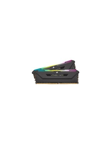 RAM Памет Corsair 16GB (2x8GB) 3600MHz Vengeance RGB PRO SL, черен - CMH16GX4M2D3600C18