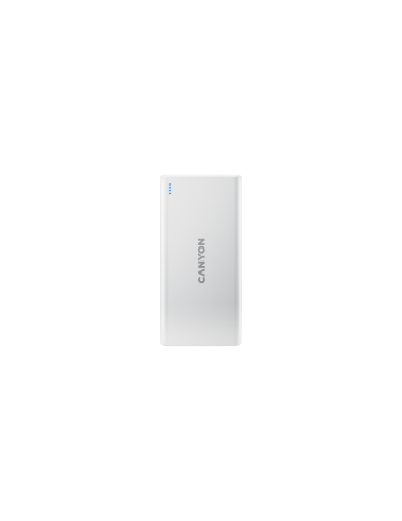 Външна батерия Canyon PB-106 10000mAh, бял - CNE-CPB1006W