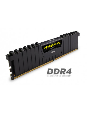 RAM памет Corsair 16GB (2 x 8GB) DDR4 3200MHz Vengeance LPX Black Heat spreader - CMK16GX4M2B3200C16