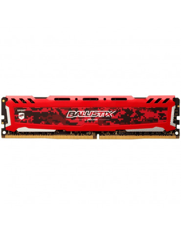 RAM памет Crucial 8GB Ballistix Sport LT Red 3000MHz -BLS8G4D30AESEK