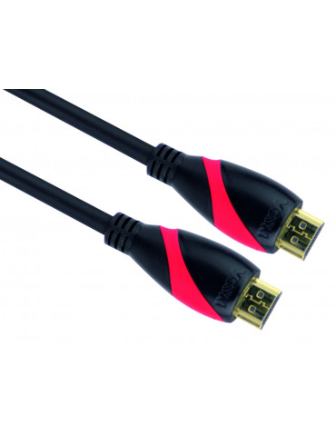 Кабел VCom HDMI v2.0 M / M 15m Ultra HD 4k2k/60p Gold - CG525-v2.0-15m