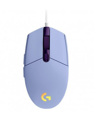 Геймърска мишка Logitech G102, RGB, лилав - 910-005854