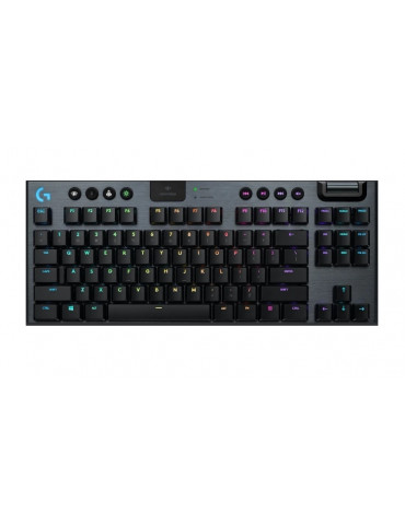 Безжична геймърска механична клавиатура Logitech G915 TKL GL Linear Low Profile - 920-009520