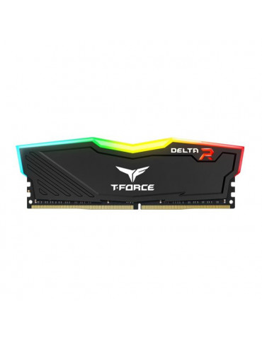 RAM памет Team Group 8GB 3200MHz T-Force Delta RGB Black - TF3D48G3200HC16C01