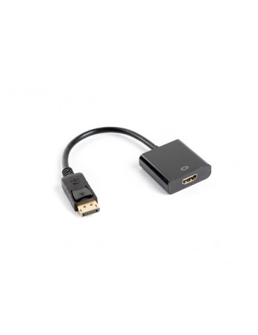 Адаптер Lanberg display port (m)  към  HDMI (f), 10cm cable - AD-0009-BK