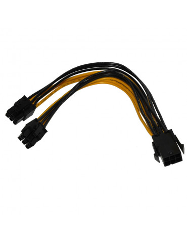 Makki Mining PCI-E Splitter 6pin  към  2x 6pin - MAKKI-CABLE-PCIE6-TO-2x6