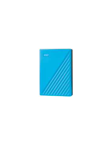 Външен хард диск WD My Passport 4TB, USB 3.2, син - WDBPKJ0040BBL-WESN