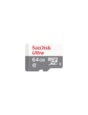 Карта памет SanDisk Ultra Light microSDHC 64GB 100MB/s Class 10 - SDSQUNR-064G-GN3MN