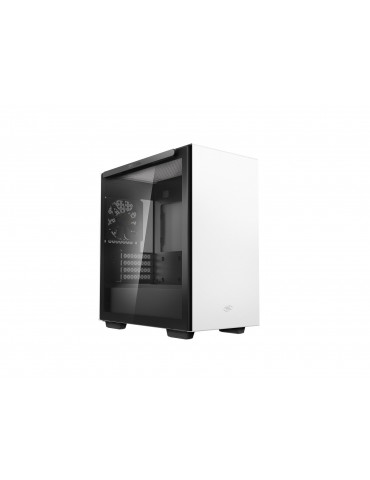 Кутия за компютър DeepCool MACUBE 110 mATX, бял