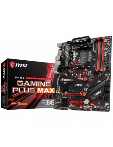 Дънна платка MSI B450 GAMING PLUS MAX