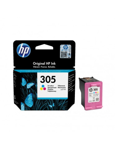 HP 305 Tri-color Original Ink Cartridge