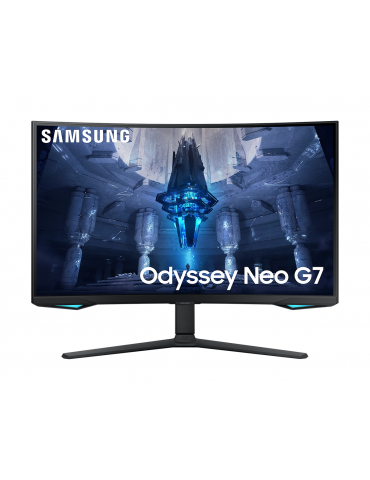 Монитор Samsung Odyssey G7 32", VA Curved Quantum Mini-LED UHD 3840x2160, 165Hz, 1 ms - LS32BG750NPXEN