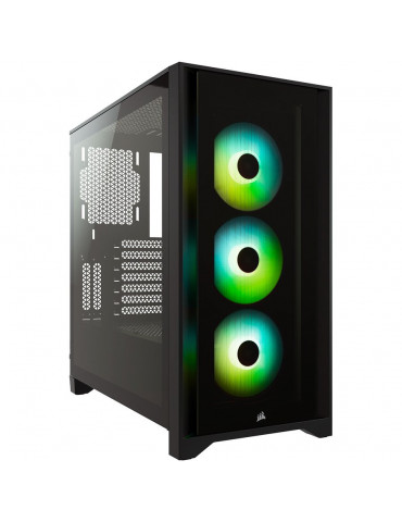 Кутия за компютър Corsair iCUE 4000X RGB TG Black - CC-9011204-WW