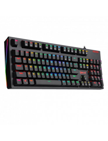 Mеханична геймърска клавиатура Redragon Amsa Pro RGB blue switch K592RGB-PRO-BK