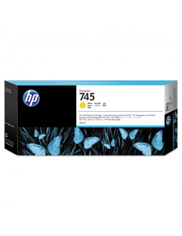 HP 745 300-ml Yellow Ink Cartridge