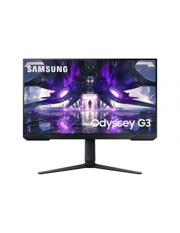 Монитор SAMSUNG Odyssey G3 27", FHD, VA 144Hz, 1 ms, FreeSync, DP, HDMI, Черен - LS27AG300NRXEN