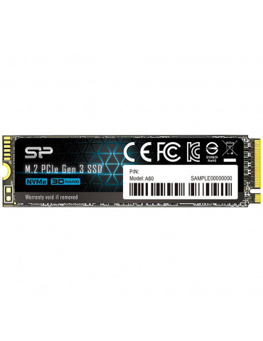 SSD диск 512GB Silicon Power A60 NVMe - SP512GBP34A60M28