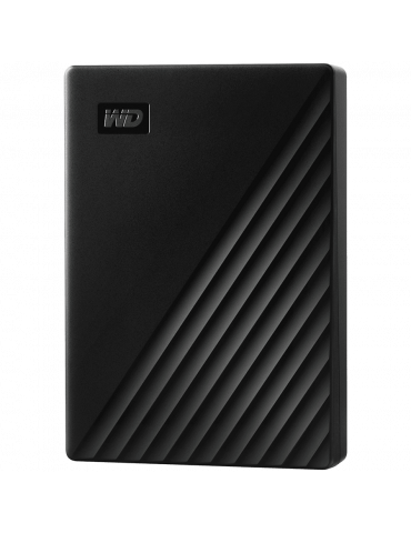 Външен хард диск WD  My Passport 4TB USB 3.2, черен - WDBPKJ0040BBK-WESN