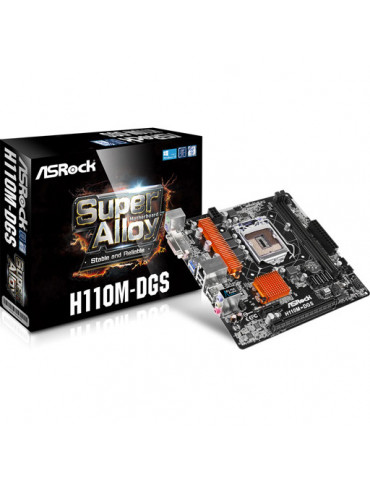 Дънна платка Asrock H110M-DGS LGA1151