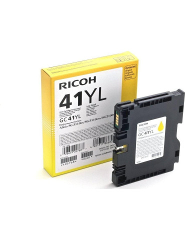 Мастило гел RICOH GC 41YL, GelJet SG 2100N/2100DN, 600 копия, Yellow