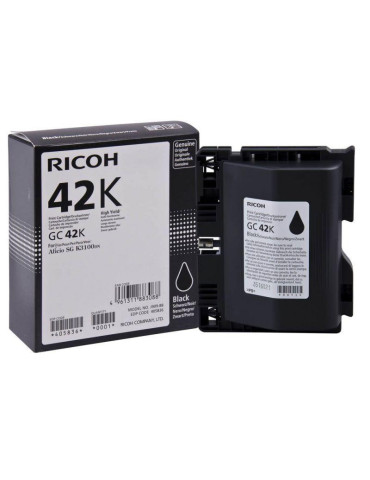 Мастило гел RICOH GC42K, 10000 копия , Черен