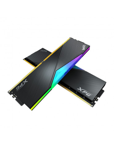 RAM памети Adata 16GB (2x8GB) DDR5 6000MHz, XPG LANCER RGB, 1.35V, Black - AX5U6000C3016G-DCLARBK