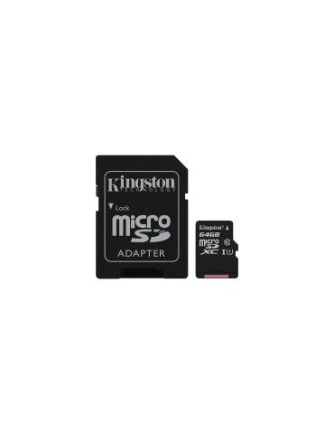 Карта памет Kingston 64GB micSDXC Canvas Select Plus   адаптер - SDCS2/64GB