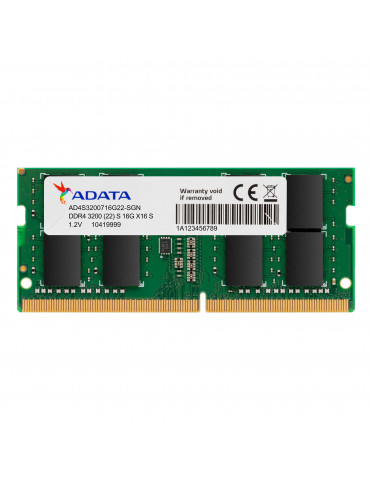 RAM памет Adata 16GB 3200MHz SODIMM - AD4S3200716G22-SGN