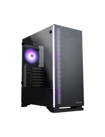 Кутия за компютър Zalman S5 Black RGB - ZM-S5-BK