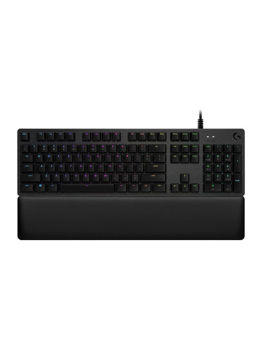 Механична геймърскa клавиатура Logitech G513 Carbon RGB, GX Brown Mechanical суичове